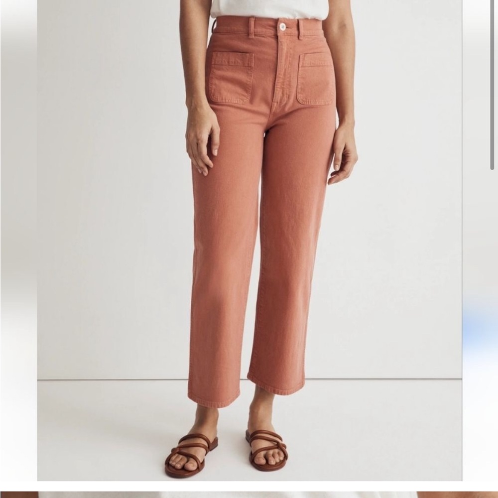 Madewell emmett wide leg crop
